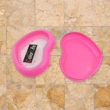 Bathroom Accessories Plastic Soap Case / Soap Dish / Soap Stand, Plastic Soap Case Soap Holder Soap Dish For Bathroom Kitchen Sink ,Sabudani (Oval / Heart Shape Soap case / 1 pc )