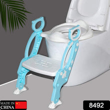 2-in-1 potty seat with attached step stool for easy use